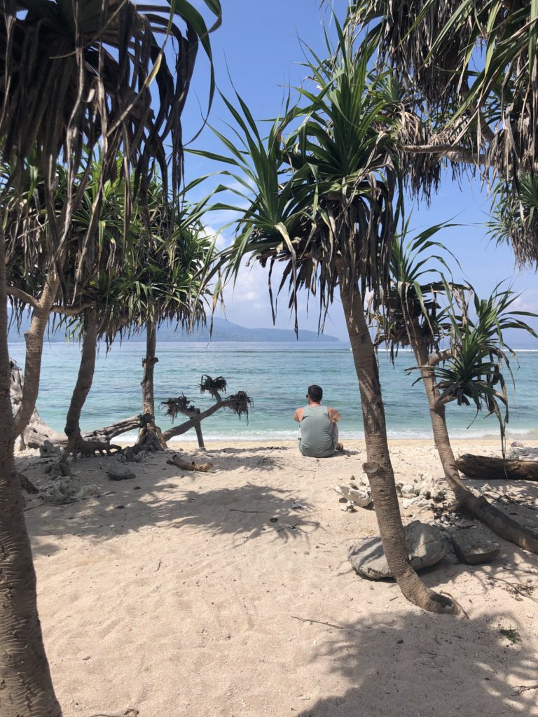 Wunderschöne Strandabschnitte auf Gili T